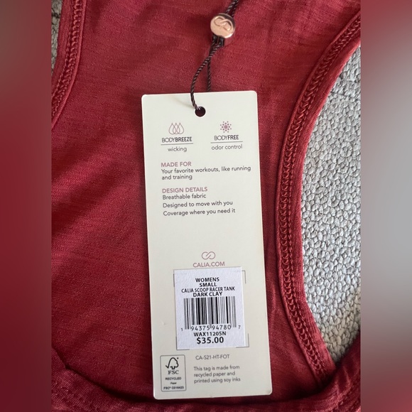 CALIA Scoop Racer Tank - Picture 3 of 3